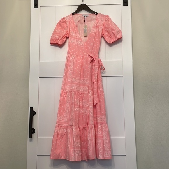 NWT Never Fully Dressed Womens Pink Bandana Dress Size 4 - Picture 4 of 12